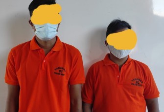 Polsek Bintan Utara Polres Bintan Bekuk Pencuri Besi Tower