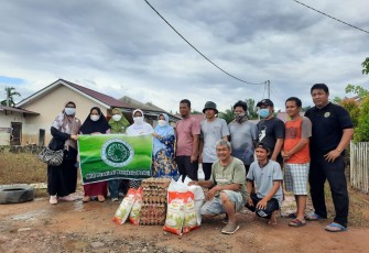 MUI Provinsi Peduli, Berbagi Bantuan Sosial untuk Korban Banjir di Bentiring