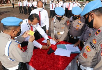 Cegah Penyalahgunaan, Propam Cek Senpi Anggota