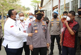 Kapolri Jenderal Listyo Sigit Prabowo menghadiri puncak acara Dies Natalis HMI ke-74