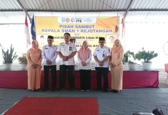 Pisah Sambut Kepala SMA Negeri 1 Rejotangan 