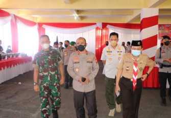 Polda Bengkulu Bersama Korem, dan Pemprov Gelar Vaksinasi Massal