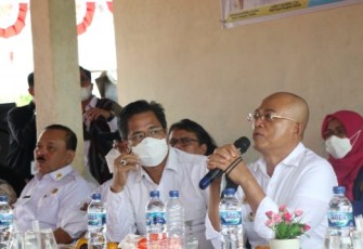 Rabu 29 Juni 2022, saat Bupati Bengkulu Selatan Gusnan Mulyadi SE M.M, melakukan kunjungan monitoring dan evaluasi terhadap penempatan transmigran
