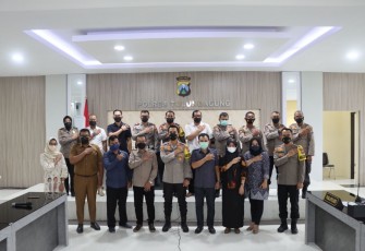 Silaturahmi BAWASLU Tulungagung di Polres Tulungagung