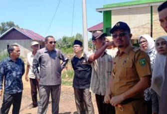 DPRD Kota Bengkulu Saat Sidak Perbaikan Jalan dan Drainase Kelurahan Rawa Makmur dan Tanggul Pinang Mas
