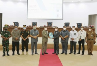 DPRD Kepahiang saat Gelar Rapat Paripurna Penyampaian Laporan Hasil Reses Masa Sidang 1 Tahun 2022