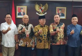 Pimpinan dan Anggota DPRD Bengkulu Selatan saat Audiensi 
