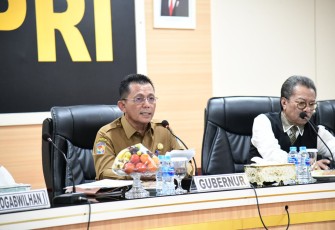 Gubernur Ansar saat Pimpin Rakor FKPD Provinsi Kepri