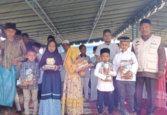 BFLF Lhokseumawe dan Aceh Utara saat Santuni Puluhan Anak Yatim