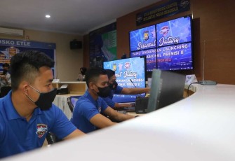 ETLE Monitoring Center Ditlantas Polda Bengkulu