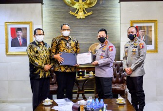 Kapolri Terima Sertifikat CSFA dari BPK