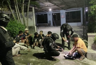 6 orang pemuda pasca diamankan tim Sparta Polresta Surakarta, Sabtu (03/12/2022) sekira pukul 03.00 Wib.