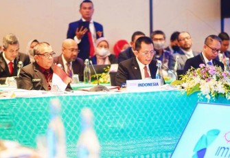 Pimpinan Delegasi Indonesia Ansar Ahmad saat Dalam IMT-GT