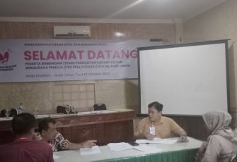 Bimtek penguatan Wirausaha pemula produktif di idi, Jumat s/d Senin 7 s/d 10 Oktober 2022.