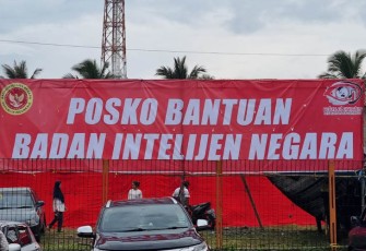 Posko Bantuan BIN pada Gempa Cianjur