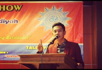 Ketua umum DPD IMM jatim (2018-2021), Andreas Susanto.