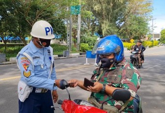 Satpomau Lanud Mus Gelar Operasi Gaktib Bulan Disiplin 