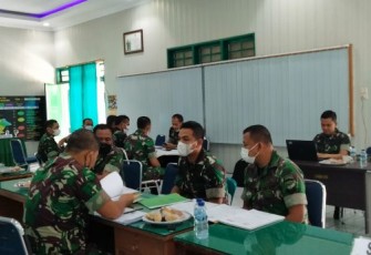 Tim Wasrik Itdam I/BB Kunjungi Kodim 0206/Dairi