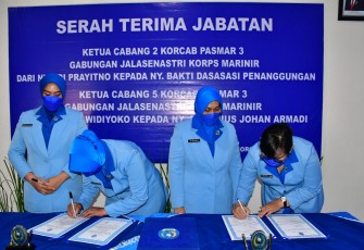Jabatan Ketua Cabang 5 Korcab Pasmar 3 Resmi Berganti