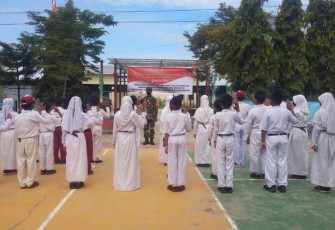 Babinsa Koramil Penajam Siapkan Kampung Pancasila