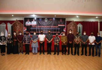 Danrem 121/Abw Dampingi Pangdam XII/Tpr Hadiri Ramah Tamah di Kantor Bupati Kapuas  Hulu  