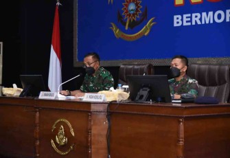 Dankodiklatal Pimpin Rapat Penyusunan Usulan Kegiatan RKA-KL TA. 2023