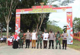 Kuda Lumping Ramaikan Peresmian Kampung Pancasila Desa Giri Purwa 