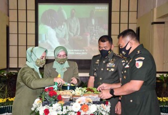 Peringatan HUT ke-76 Persit KCK di Korem 081/DSJ
