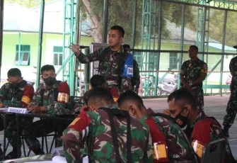 Bulan Puasa, Yonif 611/Awang Long Tetap Profesional Semangat Latihan