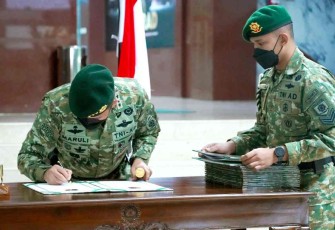 Pangkostrad Pimpin Serah Terima Jabatan Pejabat Kostrad