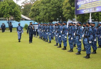 Danlanud Silas Papare Pimpin Upacara Peringatan HUT ke-76 TNI AU