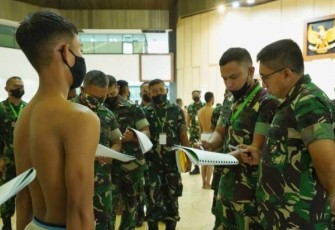 Pangdam Hasanuddin Pimpin Sidang Parade Seleksi Cata PK TNI AD Gelombang I TA 2022