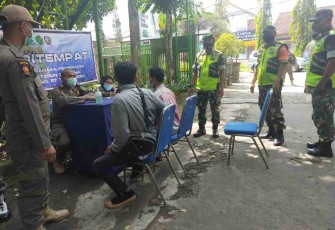 Tegakkan Prokes, Satgas Covid-19 Kab. Tulungagung Gelar Operasi Yustisi