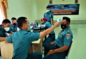 Yonmarhanlan XIV Sorong Sukseskan Serbuan Vaksinasi Booster 