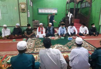 Danramil Telaga Pulang Dampingi Safari Ramadhan Gubernur Kalimantan Tengah