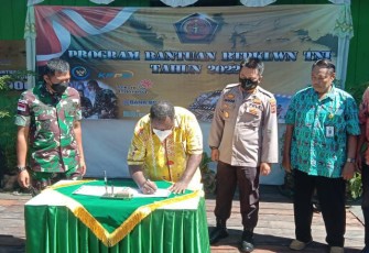 Penyaluran BTPKLWN TNI di Kab. Asmat