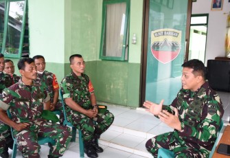 Danrem 023/KS Kunjungi Koramil Wilayah Kodim 0212/Tapsel