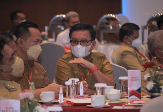 Wali Kota Bitung saat menghadiri Musrenbang