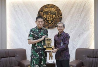 Pangdam IX/Udayana Terima Audiensi BRI Wilayah Denpasar