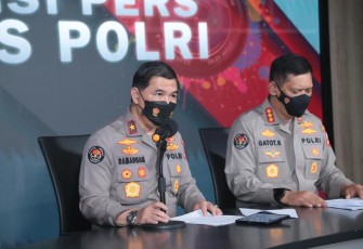 Brigjen Pol Ahmad Ramadhan sampaikan pencapaian hasil program 1 juta vaksinasi. Sabtu (23/4/2022)