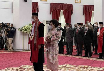 Purnabakti Ketua Pengadilan Tinggi Kalimantan Timur Sutoyo, SH, M.Hum., Selasa (26/4/2022)