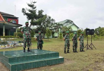 Selalu jaga kesehatan dan keamanan selama cuti lebaran, pesan Kasrem 121/Abw. Selasa (26/4/2022)
