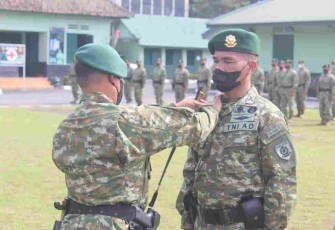 Danyonarmed 11 Kostrad pimpin sertijab. Selasa (26/4/2022)