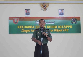 Dandim saat silaturahmi bersama insan pers, Terimakasih atas sinergi yang telah terjalin selama ini dan menjadi penyeimbang berita serta fungsi kontrol. Rabu (27/4/2022)