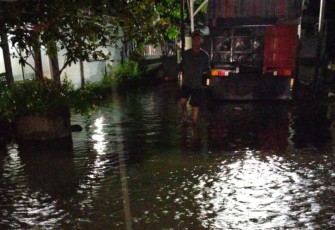 Banjir landa kabupaten Halmahera Timur. Jum'at (29/4/2022)