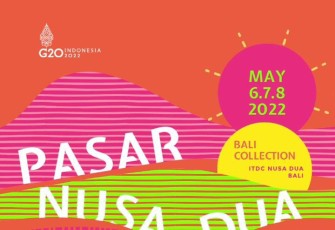 Telkomsel Pasar Nusa Dua event UMKM di Bali. Kamis (05/05/2022)