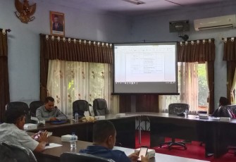 Situasi rapat Badan Musyawarah (Banmus) DPRD Kabupaten Trenggalek, Selasa (17/5/2022).