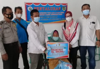 Penyaluran BLT-DD kepada 107 KPM oleh Pemdes Kenaiban, Rabu (18/5/2022)