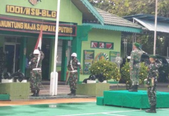 Upacara bendera peringati Harkitnas Ke-114 di Kodim 1001/HSU-BLG. Jum'at (20/05/2022)
