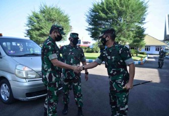 Danlanud Supadio sambut Asops Panglima TNI di lanud Supadio